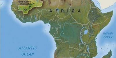 Մալին Արևմտյան Աֆրիկայի քարտեզի վրա